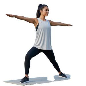 Lululemon Gray Breathable Tank Top Size 14